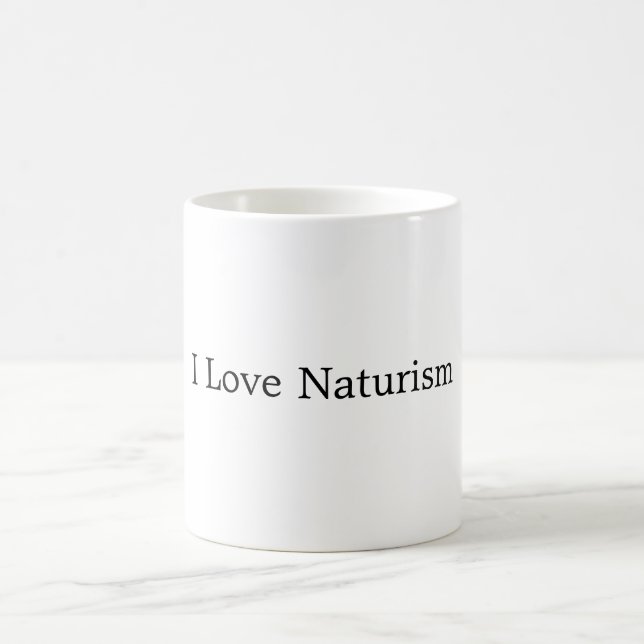 A Naturist Mug & Cup (Center)