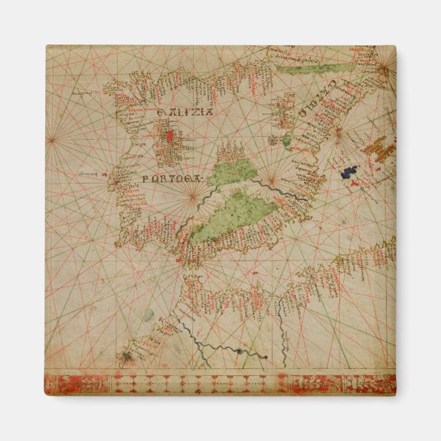 A nautical atlas magnet (Front)