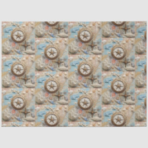 A Nautical Compass Series Design 18 Tissue Paper