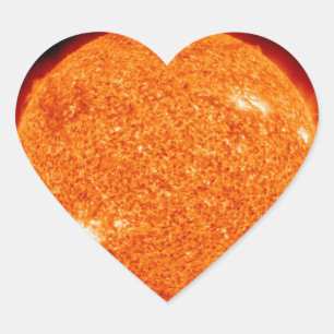 A NEAR VIEW OF THE BEAUTIFUL SUN HEART STICKER