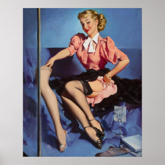 A Neat Display Women Pinup Poster