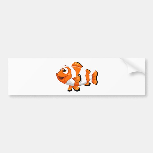 A nemo fish bumper sticker (Front)