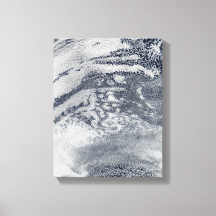 A network of clouds over the Pacific Ocean Canvas Print