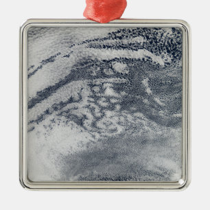 A network of clouds over the Pacific Ocean Metal Tree Decoration