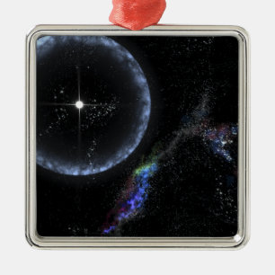 A Neutron star SGR 1806-20 Metal Tree Decoration
