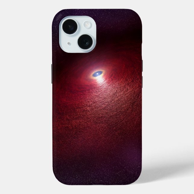 A Neutron Star With A Disc Of Warm Dust. Case-Mate iPhone Case (Back)