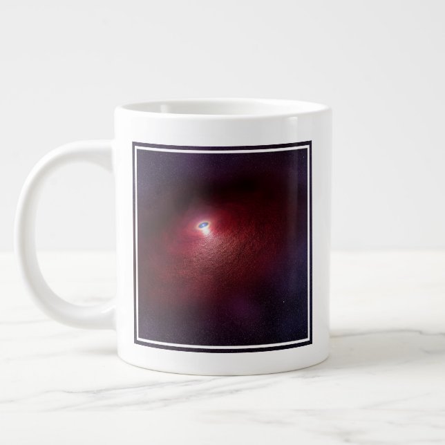 A Neutron Star With A Disc Of Warm Dust. Large Coffee Mug (Left)