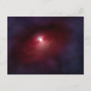 A Neutron Star With A Disc Of Warm Dust. Postcard