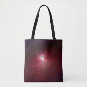 A Neutron Star With A Disc Of Warm Dust. Tote Bag