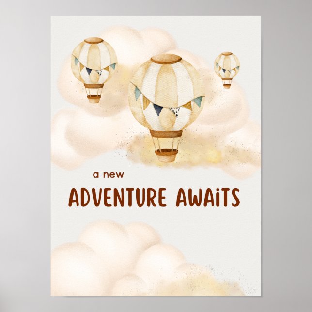 A New Adventure Awaits Neutrals Poster (Front)