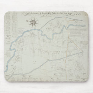 A New and Correct Map of Hackney Marsh, 1745 (lith Mouse Mat