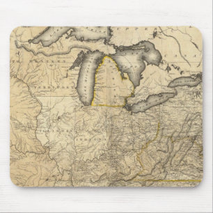 A new and correct map of the United States Mouse Mat