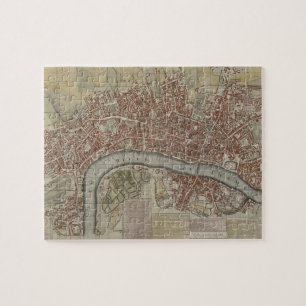 A New and Exact Plan of the Cities of London and W Jigsaw Puzzle