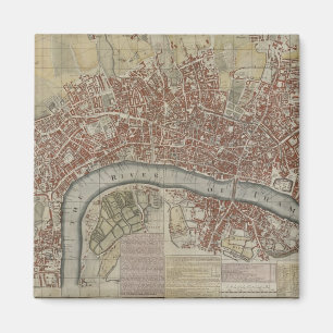 A New and Exact Plan of the Cities of London and W Magnet