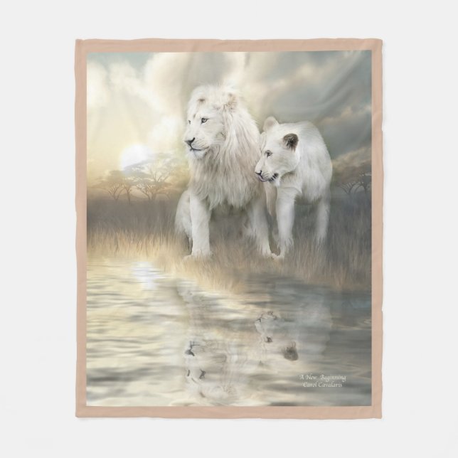 A New Beginning Art Fleece Blanket (Front)