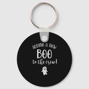 A New Boo To The Crew Halloween Pregnancy Key Ring