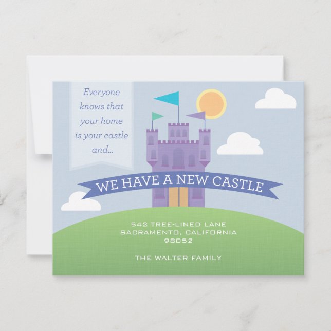 A New Castle Moving Announcement (Front)