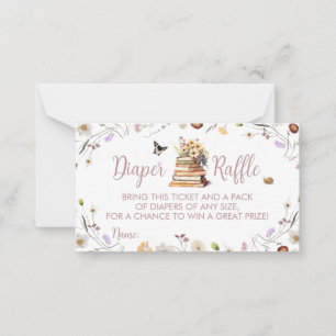 A New Chapter Baby Diaper Raffle Enclosure Card