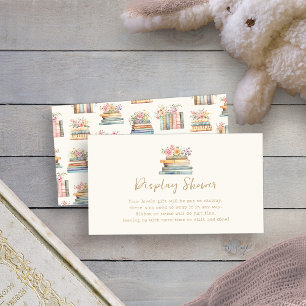 A New Chapter Baby Shower Enclosure Card