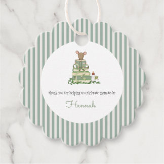 A New Chapter Baby Shower Favour Tags