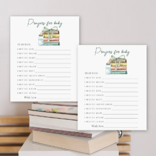 A new chapter baby shower - Prayers for baby