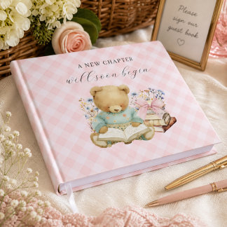A New Chapter Begins Bear Girl Books Baby Shower 