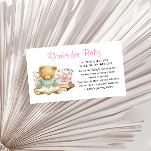 A New Chapter Begins Books for Baby  Enclosure Card