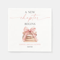 A New Chapter Begins Pink Bow Books Bridal Shower