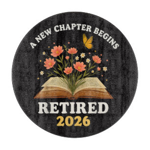 A New Chapter Begins Retired 2026 Cutting Board