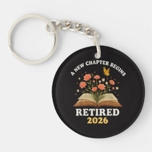 A New Chapter Begins Retired 2026 Key Ring