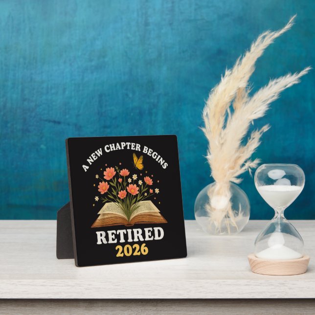 A New Chapter Begins Retired 2026 Plaque (Insitu)