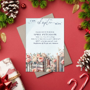 A New Chapter Begins, Storybook Bridal Shower  Acrylic Invitations