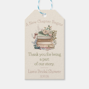 A New Chapter Begins, Thank You Favour Gift Tags