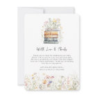 A New Chapter Begins Wildflower Baby Shower 