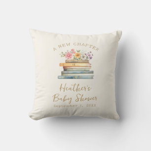 A New Chapter Books Baby Shower Cushion