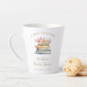 A New Chapter Books Bridal Shower Latte Mug