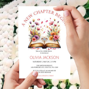 A New Chapter Bridal Shower Invitation
