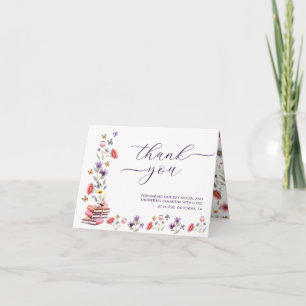 A New Chapter Bridal Shower Thank You Card