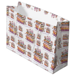A New Chapter Story Book Bridal Shower  Large Gift Bag