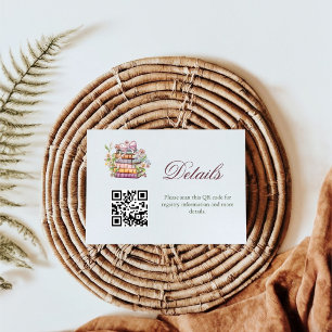 A New Chapter Story bridal shower registry Details Enclosure Card