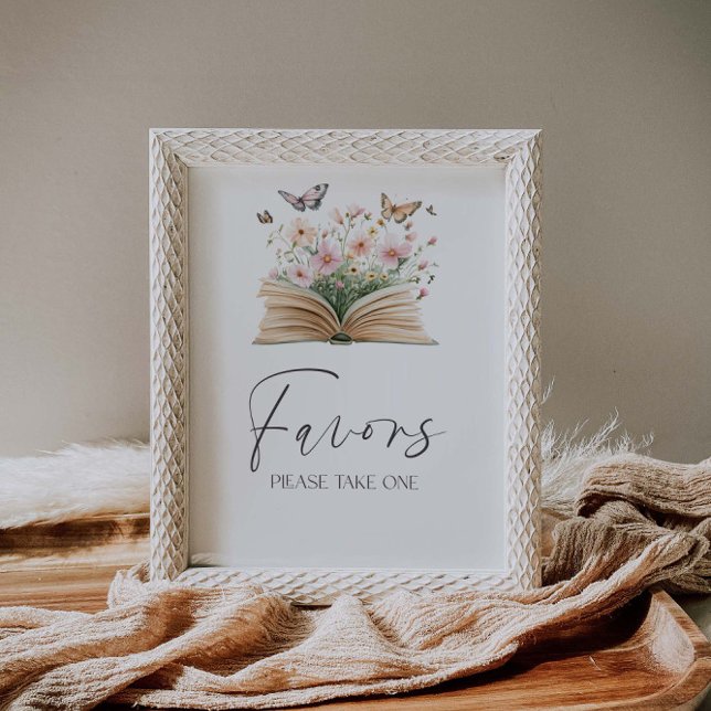 A New Chapter Storybook Baby Shower Favours Poster (Creator Uploaded)