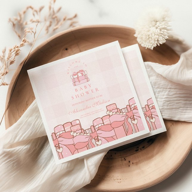  A New Chapter Will Soon Begin  Baby Shower Napkin (Creator Uploaded)