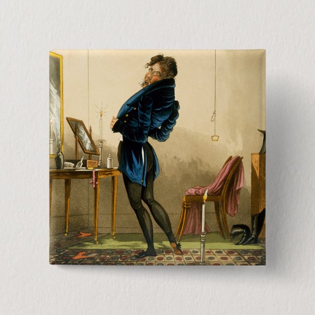 A New Coat (colour litho) 15 Cm Square Badge (Front)