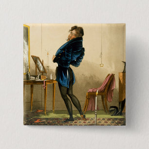 A New Coat (colour litho) 15 Cm Square Badge