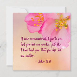 A New Commandment I Give Christian Floral