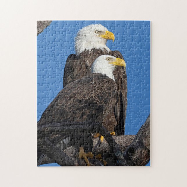 A New Couple in the Nest- M15 & F23 Jigsaw Puzzle (Vertical)