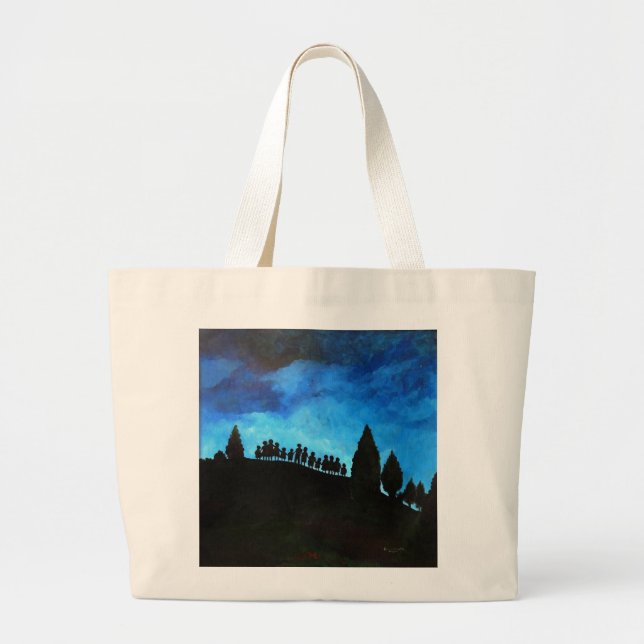 A New Dawn Rising 2008 Large Tote Bag (Front)