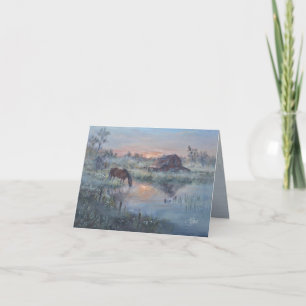A New Day - Hand Painted Card