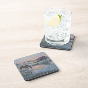 A New Day -* Horse painting Coaster
