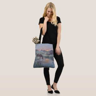 A New Day - Horse Painting Tote Bag